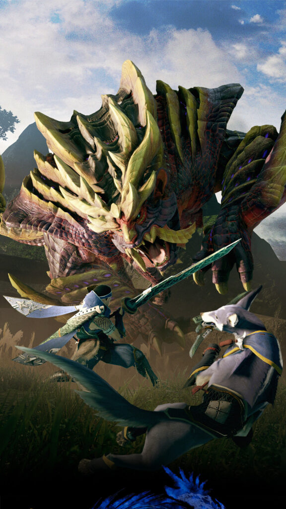 Monster Hunter Rise Action Battle Mobile Wallpaper