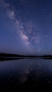 Cosmic Milky Way Galaxy Night Sky Spiritual Manifestation Wallpaper