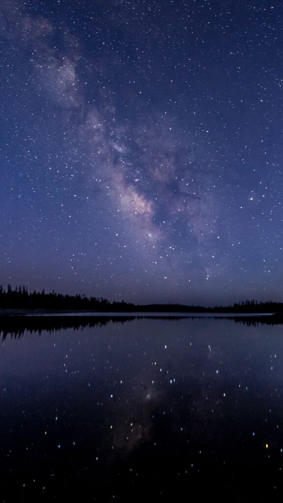 Cosmic Milky Way Galaxy Night Sky Spiritual Manifestation Wallpaper