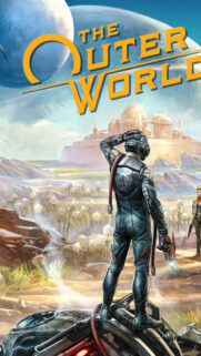 The Outer Worlds Sci-Fi Space Explorer Mobile Wallpaper