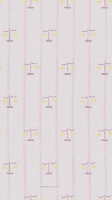 Libra Zodiac Sign Balance and Harmony Aesthetic Phone Wallpaper