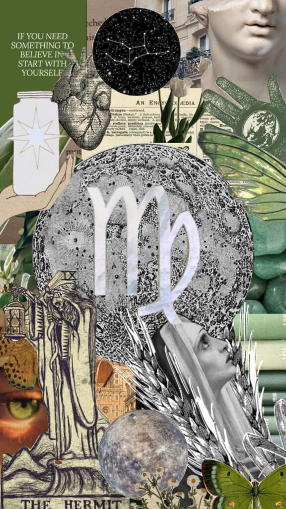 Aesthetic Virgo Zodiac Sign Wallpaper for Earth Sign Astrology Lovers