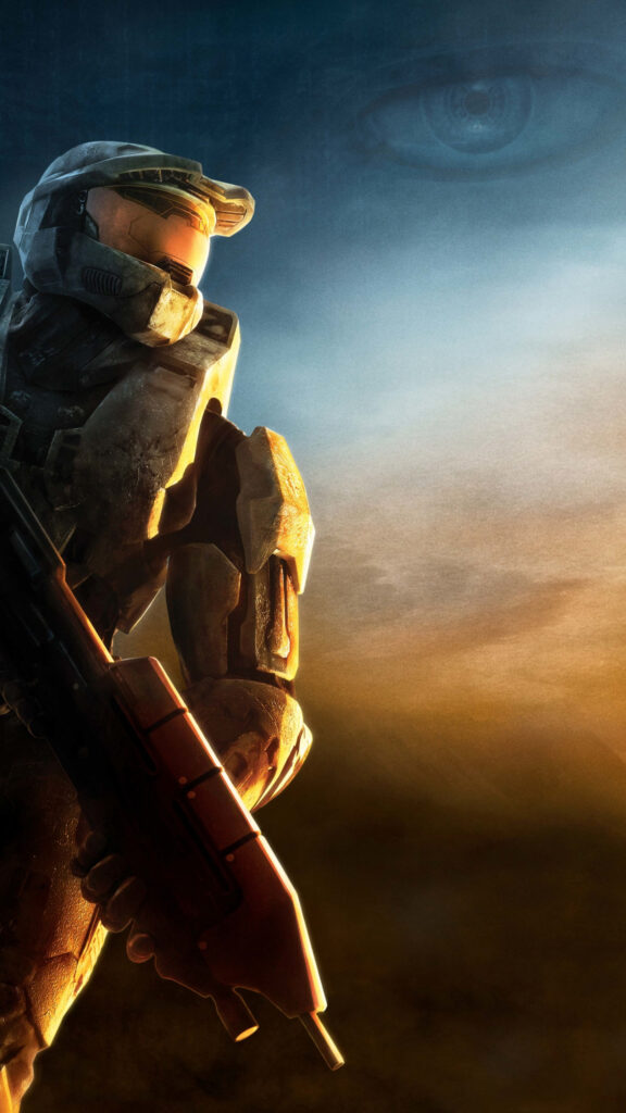 Master Chief Spartan Halo Combat Evolved Mobile Wallpaper