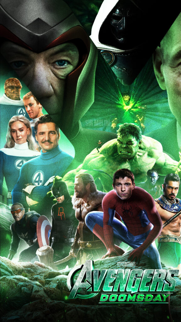 Marvel Avengers Doomsday Hero Ensemble Mobile Wallpaper