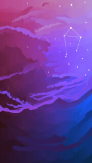 Aesthetic Libra Constellation Art: Balancing Air Sign Energy Wallpaper