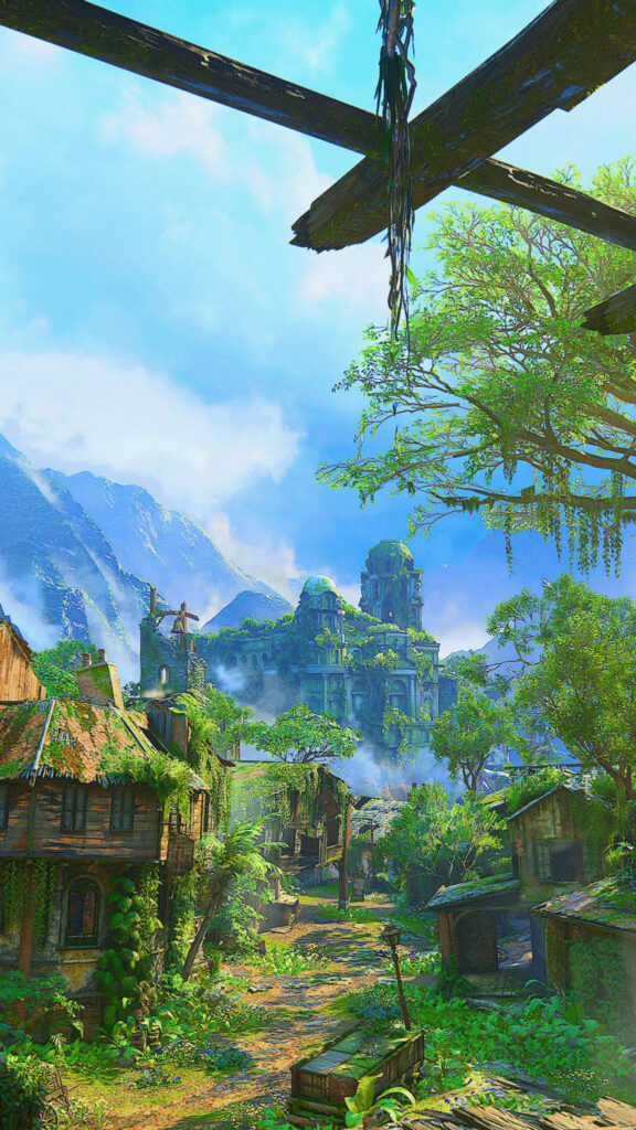 Overgrown Ancient Ruins Mobile Wallpaper, Phone Wallpaper or 4K Wallpaper