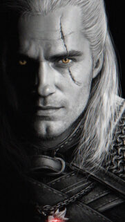 Geralt of Rivia Detailed Portrait HD Mobile Wallpaper