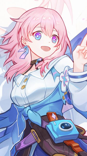 March 7th Anime Girl Honkai Star Rail Mobile Wallpaper