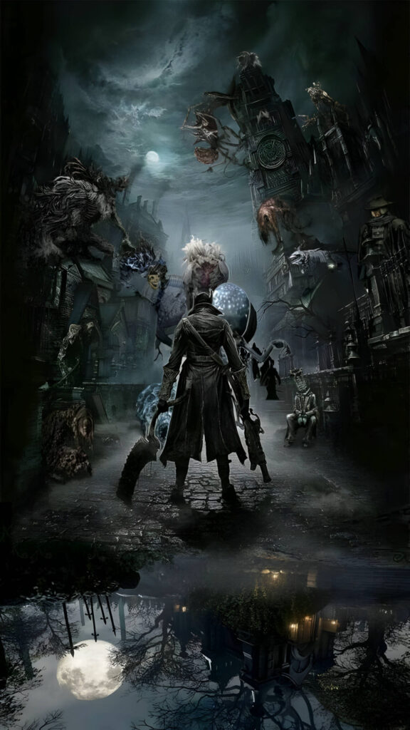 Dark Gothic Hunter Mobile Wallpaper