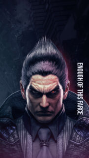 Kazuya Mishima Tekken 8 Portrait Mobile Wallpaper