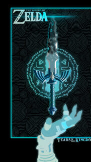 The Legend of Zelda Tears of the Kingdom Master Sword Mobile Wallpaper