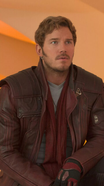 Chris Pratt as Star-Lord Portrait Mobile Wallpaper