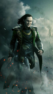 Tom Hiddleston as Loki from Thor: The Dark World Mobile Wallpaper