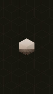 Minimalist Sacred Geometry Cube Energy Field and Manifestation Phone Wallpaper