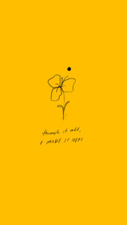 Through It All I Made It Here Positive Affirmation Aesthetic Wallpaper