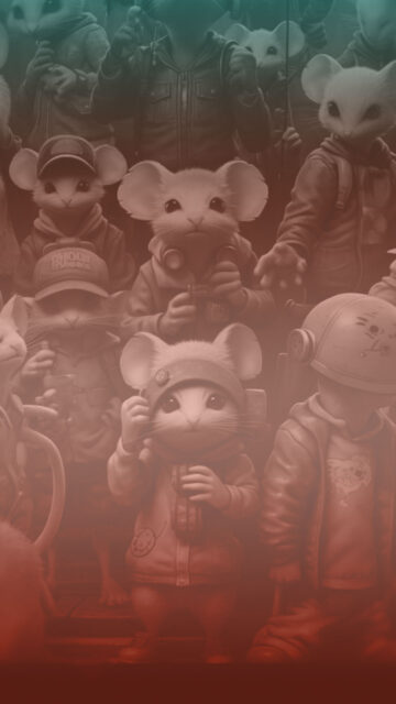 Anthropomorphic Mice Streetwear Squad Mobile Wallpaper