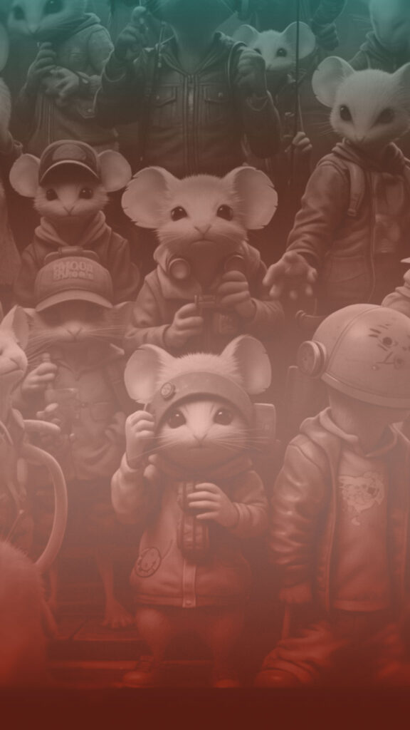 Anthropomorphic Mice Streetwear Squad Mobile Wallpaper