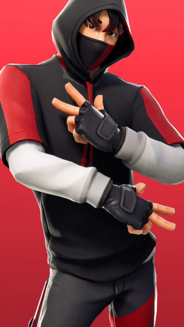 Anime Style Ninja Streetwear Character Mobile Wallpaper