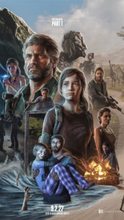 The Last of Us Part I Thematic Collage Mobile Wallpaper