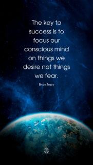 Brian Tracy Success Mindset Law of Attraction Aesthetic Phone Wallpaper