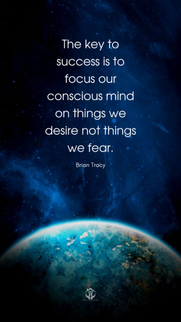 Brian Tracy Success Mindset Law of Attraction Aesthetic Phone Wallpaper