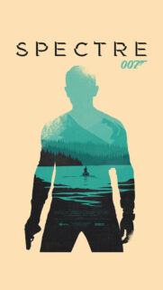 Spectre James Bond Minimalist Art Mobile Wallpaper