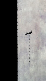 Minimalist Falling Silhouette Inception Mobile Wallpaper