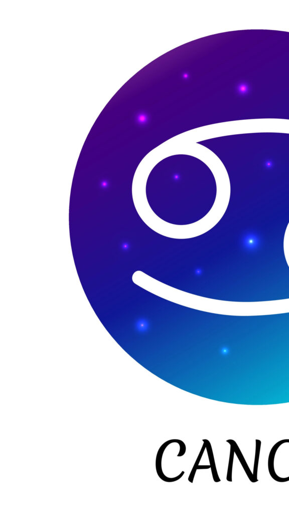 Cancer Zodiac Sign Aesthetic Cosmic Galaxy Astrology Wallpaper