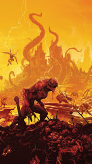 Hellish Demon Invasion Mobile Wallpaper