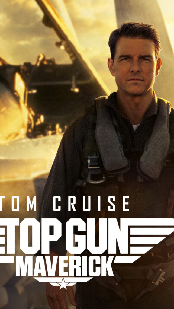 Tom Cruise in Top Gun Maverick Cinematic Mobile Wallpaper