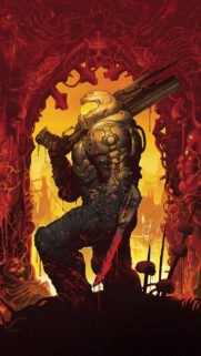 Doom Slayer Bloodied Armor Mobile Wallpaper