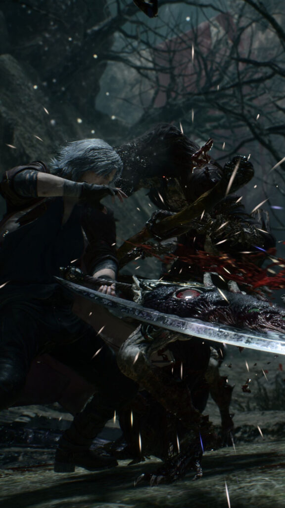 Dante Combat Action Mobile Wallpaper