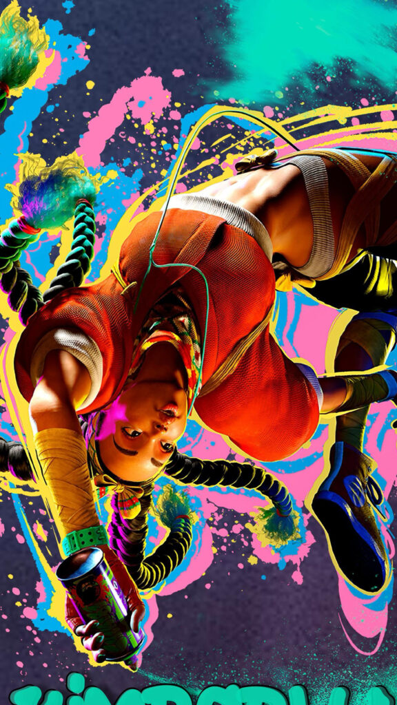 Kimberly Street Fighter 6 Vibrant Phone Wallpaper