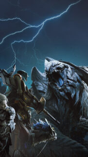 Monster Hunter Wilds Battle Scene Mobile Wallpaper