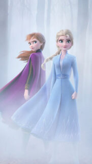 Elsa and Anna Frozen 2 Cinematic Vertical Mobile Wallpaper