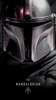 The Mandalorian Helmet Star Wars Cinematic Mobile Wallpaper