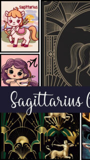 Sagittarius Zodiac Art: Explore the Adventurous Archer and Fire Element Wallpaper