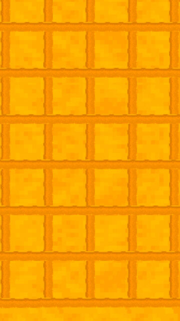 Pixel Art Golden Grid Mobile Wallpaper