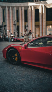 Luxury Manifestation Ferrari Symbolism for Wealth Vision Board Wallpaper