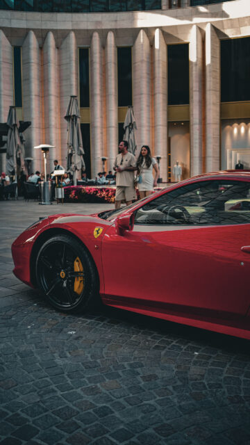 Luxury Manifestation Ferrari Symbolism for Wealth Vision Board Wallpaper