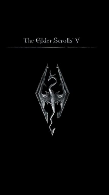 Minimalist The Elder Scrolls V Skyrim Mobile Wallpaper