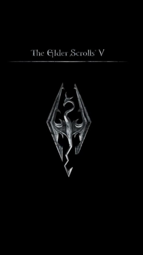 Minimalist The Elder Scrolls V Skyrim Mobile Wallpaper