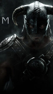 The Elder Scrolls Skyrim Iron Helmet Warrior Mobile Wallpaper