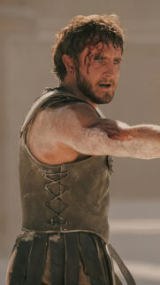 Gladiator II Paul Mescal Battle Portrait Mobile Wallpaper