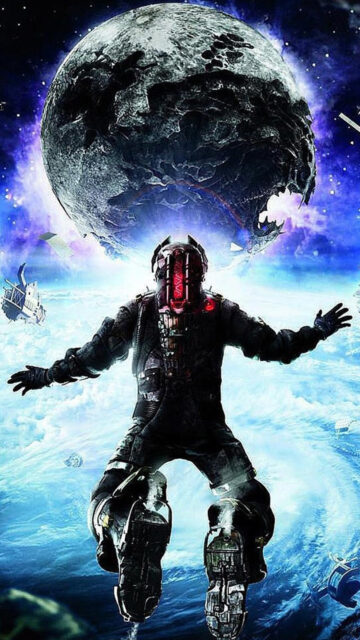 Isaac Clarke Space Horror Mobile Wallpaper