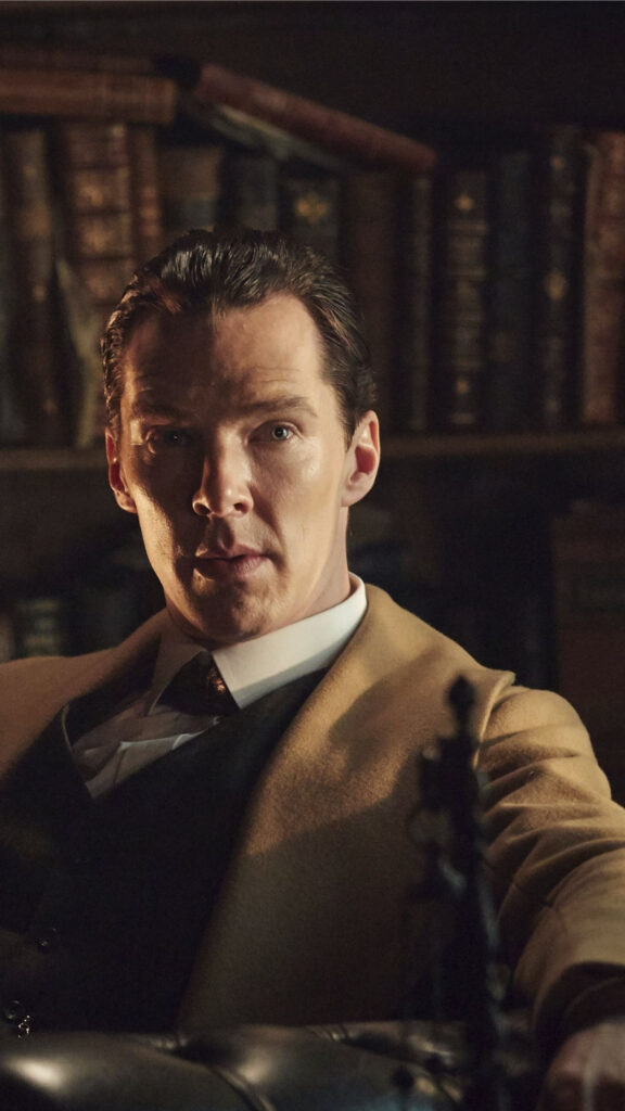 Benedict Cumberbatch as Sherlock Holmes Mobile Wallpaper