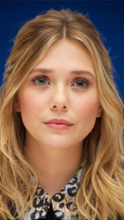 Stunning Close-Up Portrait of Elizabeth Olsen Mobile Wallpaper