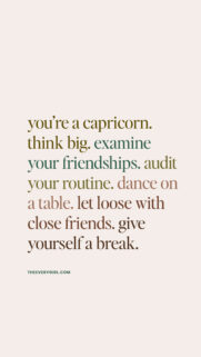 Capricorn Zodiac Self-Care and Ambition Manifestation Aesthetic Wallpaper