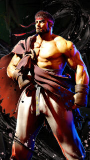 Ryu Street Fighter 6 Muscular Warrior Mobile Wallpaper