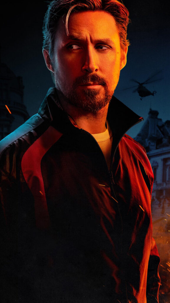 Ryan Gosling The Gray Man Action Hero Cinematic Mobile Wallpaper